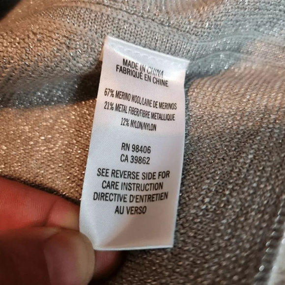 Theory Doreene Wool Metallic Skater Skirt - Picture 7 of 9